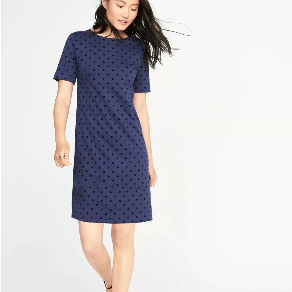 Old Navy Polka Dot Sheath Dress XL Tall